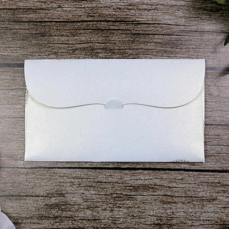 Money envelope personalised floral for wedding gift