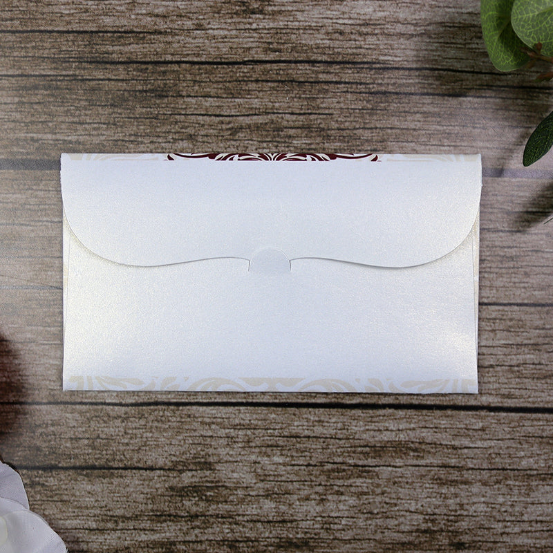 Money envelope personalised floral for wedding gift party