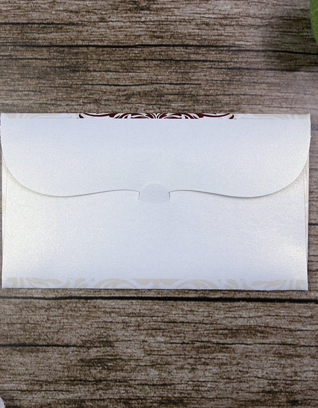Money envelope personalised floral for wedding gift party
