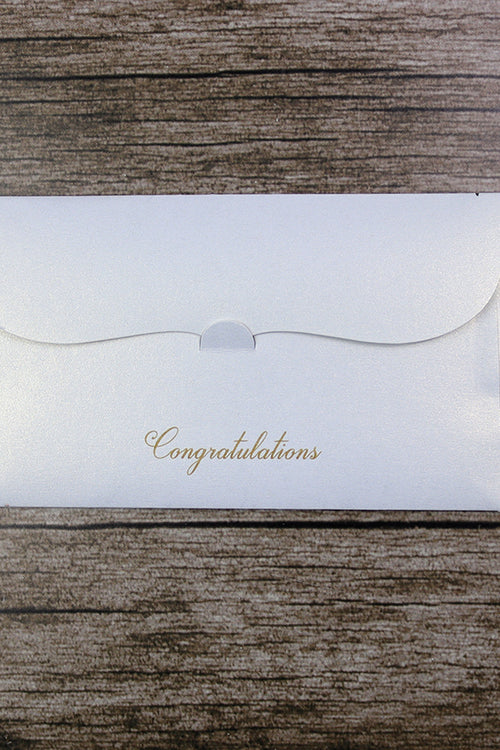Load image into Gallery viewer, Money envelope personalised floral for wedding gift party cream rose
