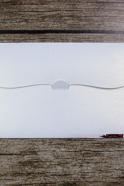 Load image into Gallery viewer, Money envelope personalised floral for wedding gift party maroon floral
