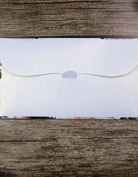 Money envelope personalised floral for wedding gift party maroon floral