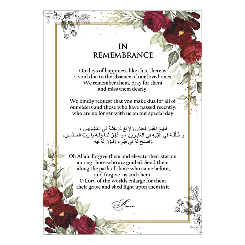 2052 – A1 Mounted Remembrance Poster