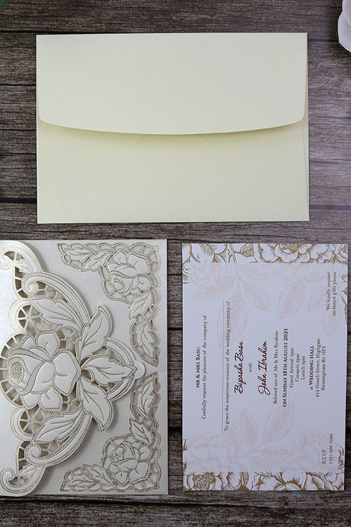 Load image into Gallery viewer, SC 5532 Laser cut Pocket Invitation
