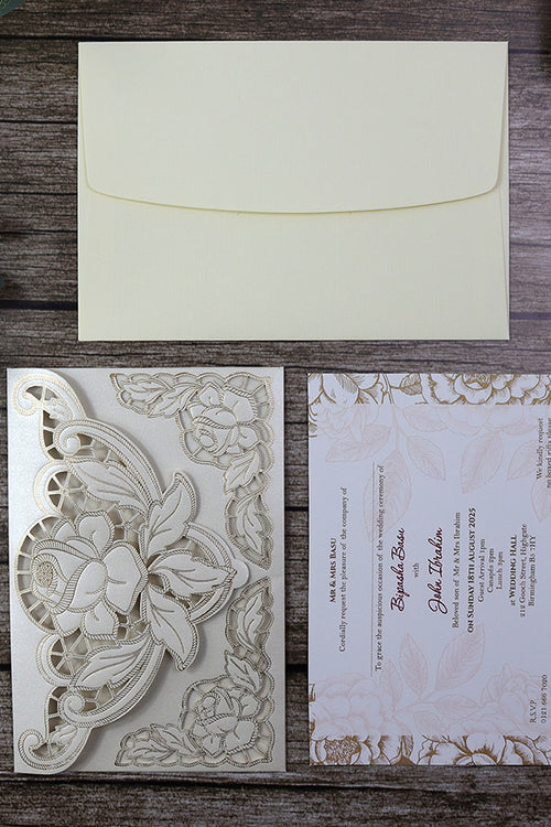 Load image into Gallery viewer, SC 5532 Laser cut Pocket Invitation
