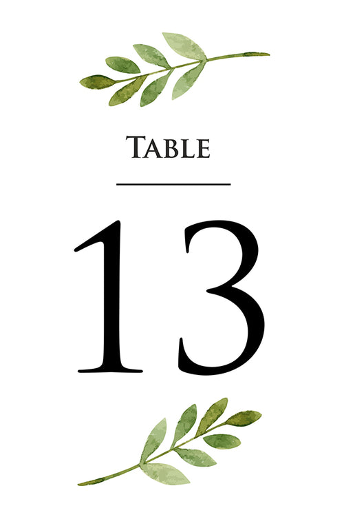 Load image into Gallery viewer, Personalized A5 Wedding Table Numbers: Tailored Elegance for Your Special Day 1263
