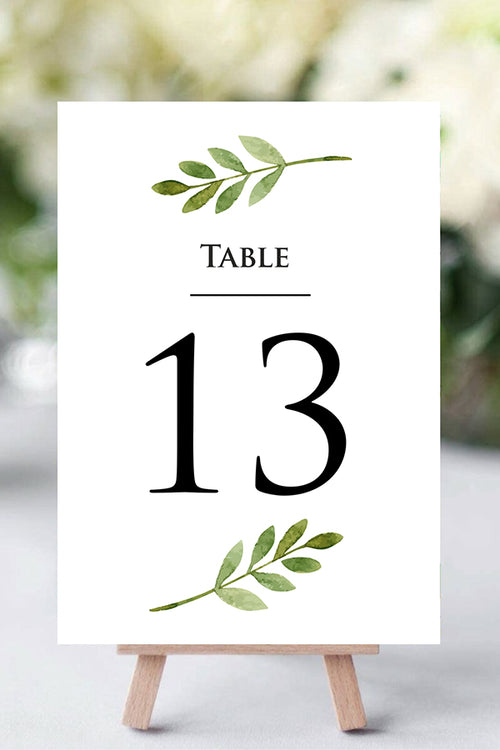 Load image into Gallery viewer, Personalized A5 Wedding Table Numbers: Tailored Elegance for Your Special Day 1263
