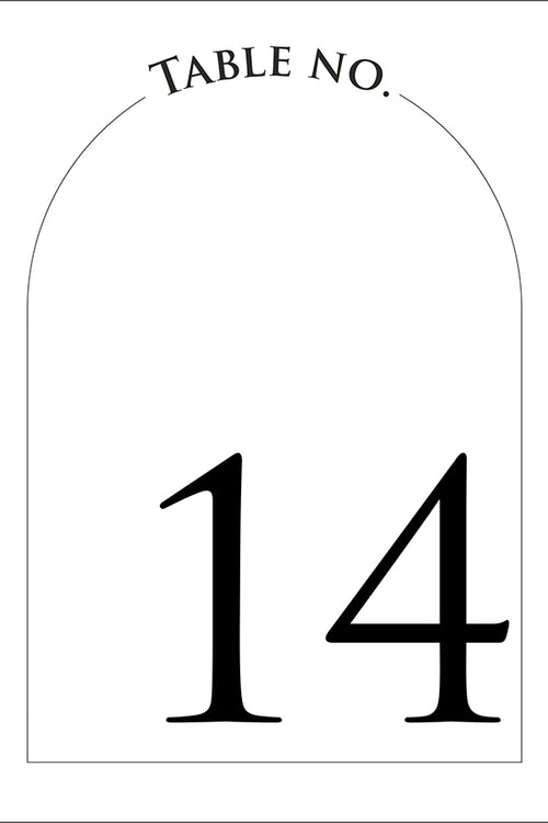 Load image into Gallery viewer, Personalized A5 Wedding Table Numbers: Tailored Elegance for Your Special Day 1264
