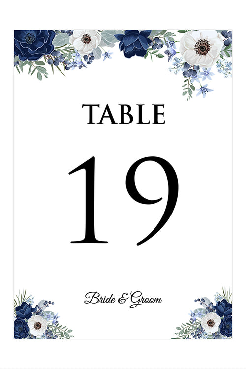 Load image into Gallery viewer, Personalized A5 Wedding Table Numbers: Tailored Elegance for Your Special Day 1269
