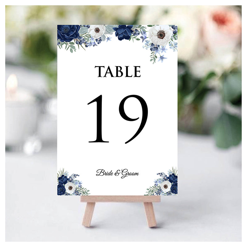 Personalized A5 Wedding Table Numbers: Tailored Elegance for Your Special Day 1269