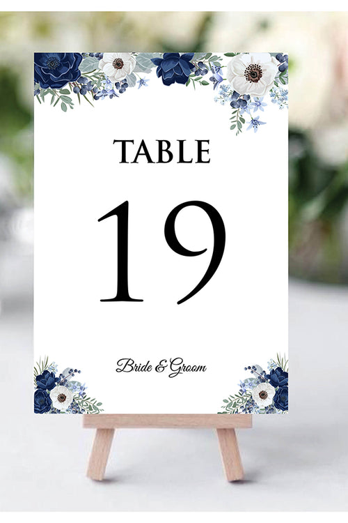 Load image into Gallery viewer, Personalized A5 Wedding Table Numbers: Tailored Elegance for Your Special Day 1269
