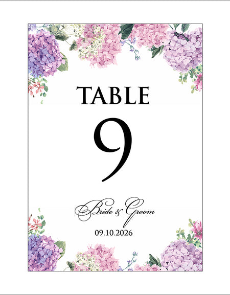 Personalized A5 Wedding Table Numbers: Tailored Elegance for Your Special Day 1259