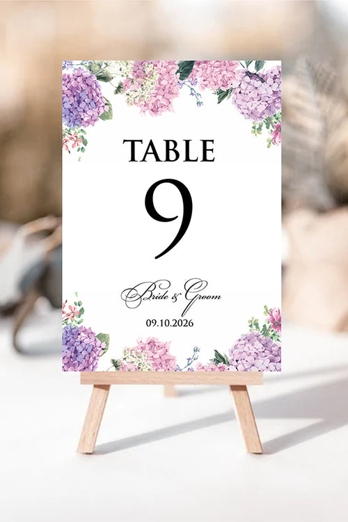 Load image into Gallery viewer, Personalized A5 Wedding Table Numbers: Tailored Elegance for Your Special Day 1259
