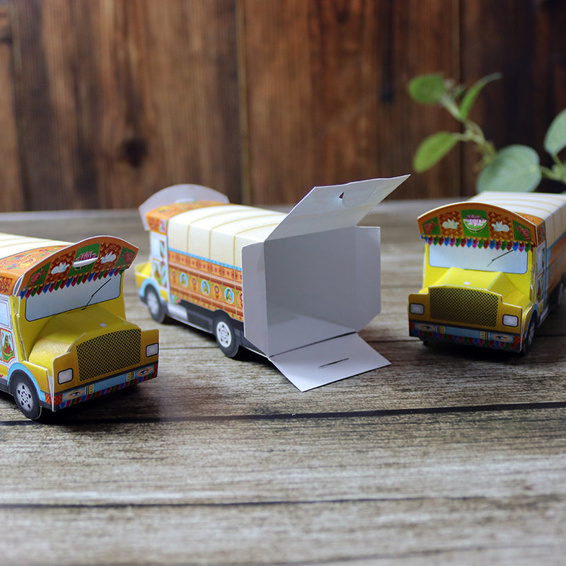 Truck Shaped Favour Boxes – Flat Pack, Fill & Assemble