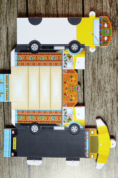 Load image into Gallery viewer, Truck Shaped Favour Boxes – Flat Pack, Fill &amp; Assemble
