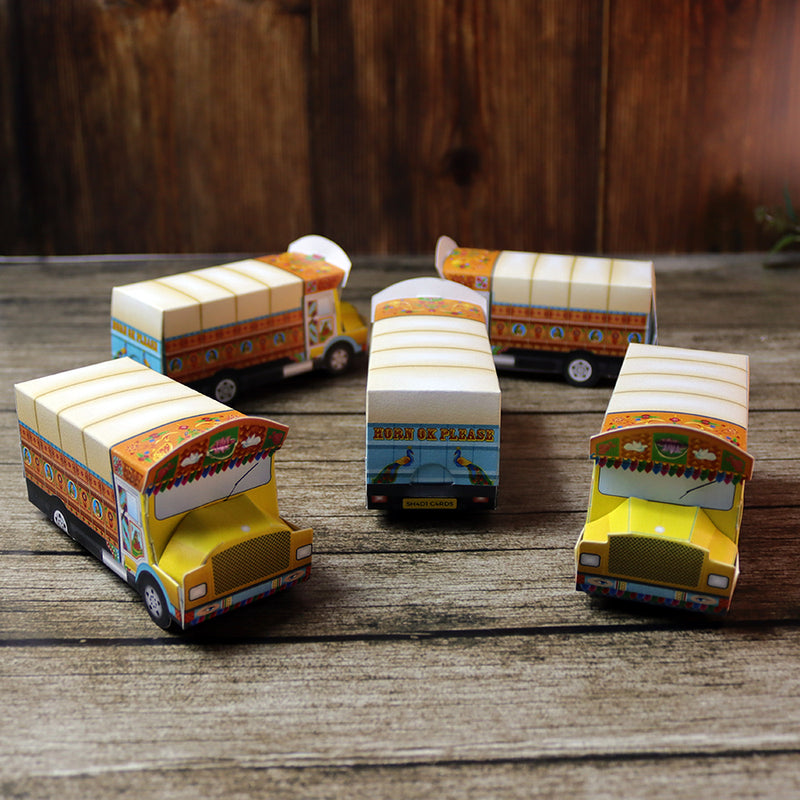 Truck Shaped Favour Boxes – Flat Pack, Fill & Assemble