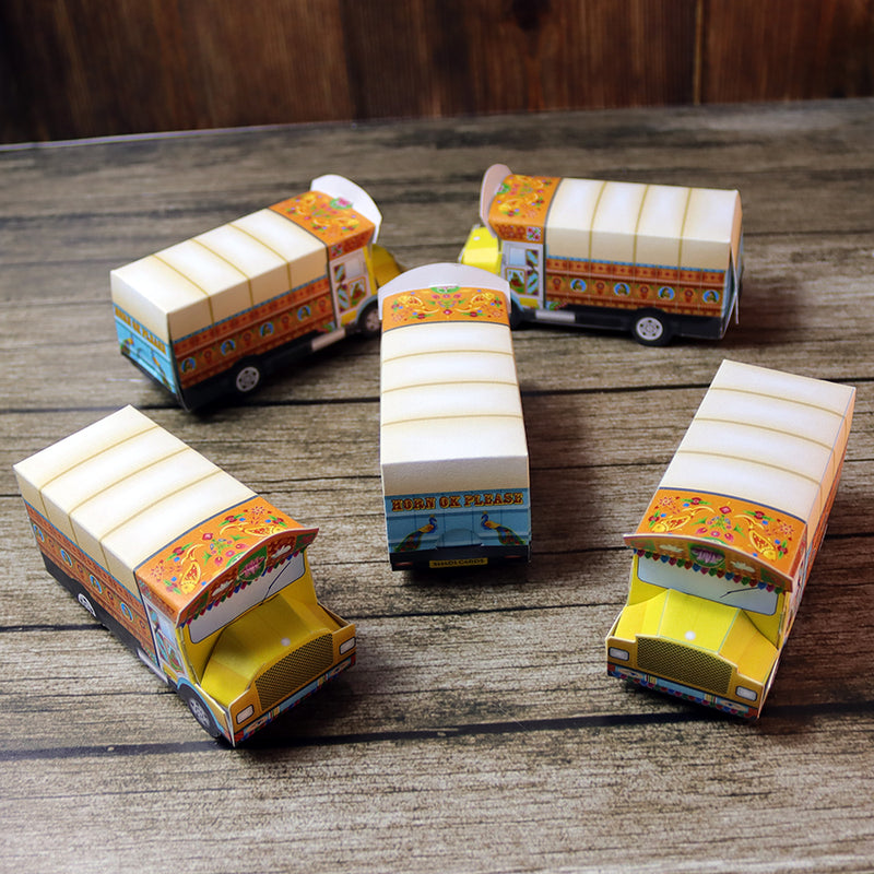 Truck Shaped Favour Boxes – Flat Pack, Fill & Assemble