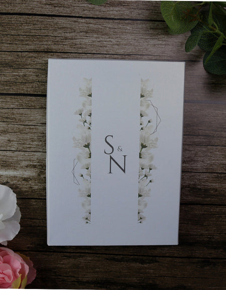 Box Invitation Wedding Card which is A5 size and totally customisable