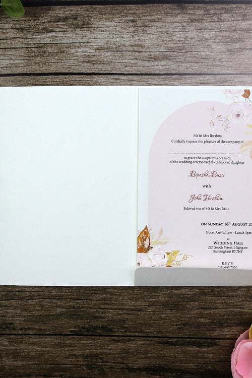 Load image into Gallery viewer, Flap Fold Personalized Invitation CLA5 104

