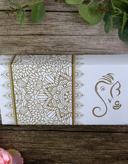 Personalized Gold Print Sweet/Mithai Box MB 101