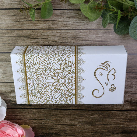 Personalized Gold Print Sweet/Mithai Box MB 101