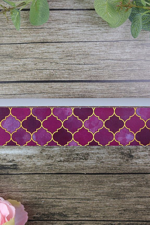Load image into Gallery viewer, Personalized Maroon Pattern Sweet/Mithai Box MB 103
