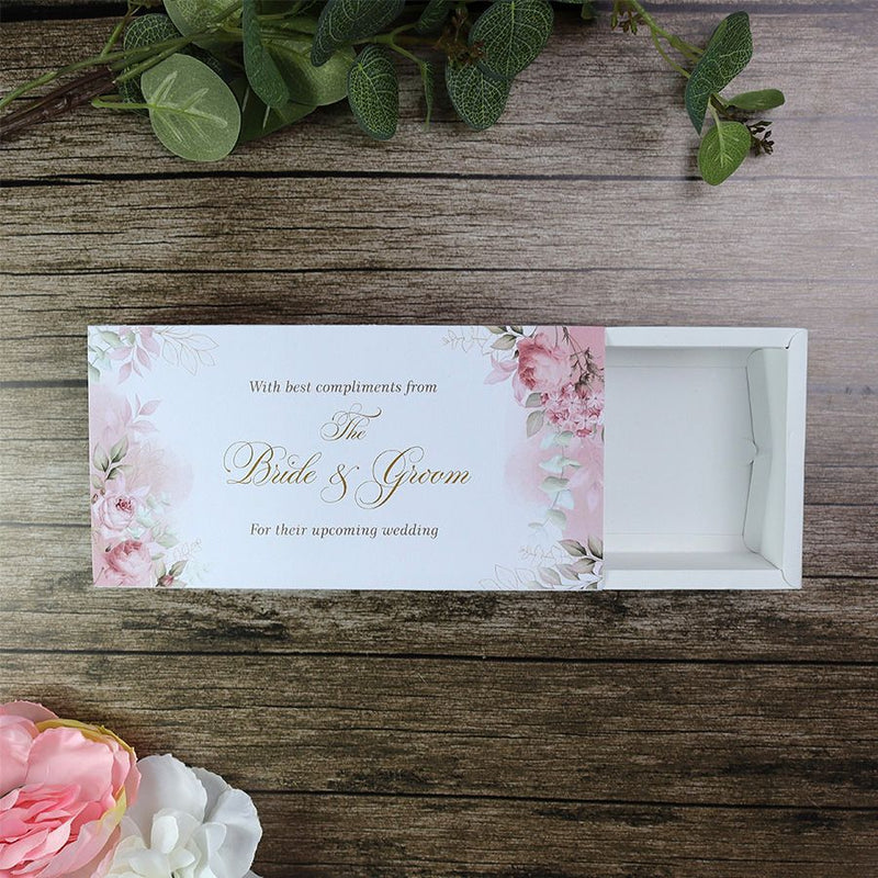 Personalized Pink Floral Sweet/Mithai Box MB 104