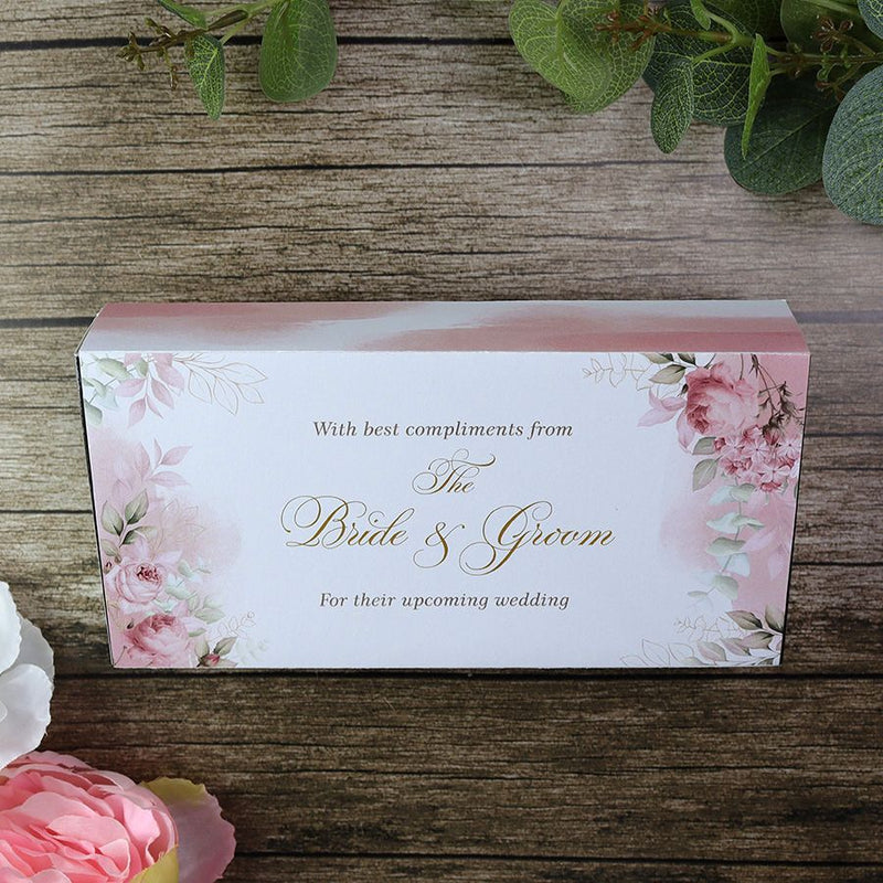 Personalized Pink Floral Sweet/Mithai Box MB 104