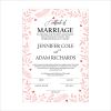 MC 220 Personalised Marriage Certificate