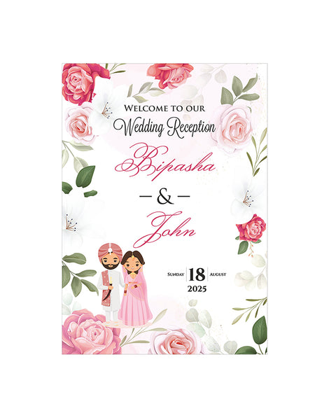 1075 – A1 Mounted Welcome Poster