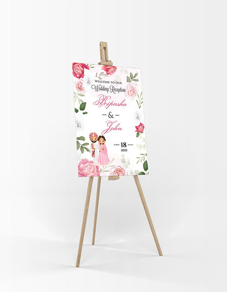 1075 – A1 Mounted Welcome Poster