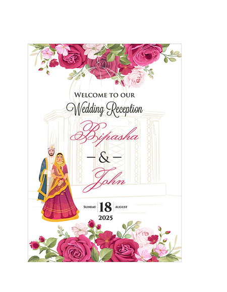 1078 – A1 Mounted Welcome Poster