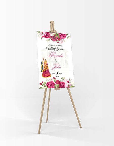 1078 – A1 Mounted Welcome Poster