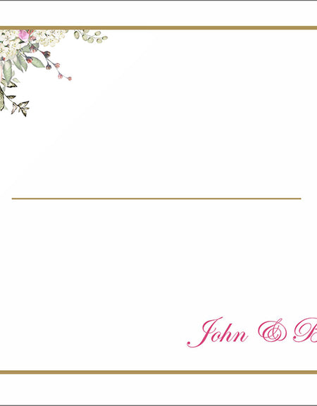 Personalised A5 envelope with custom design for wedding invitations