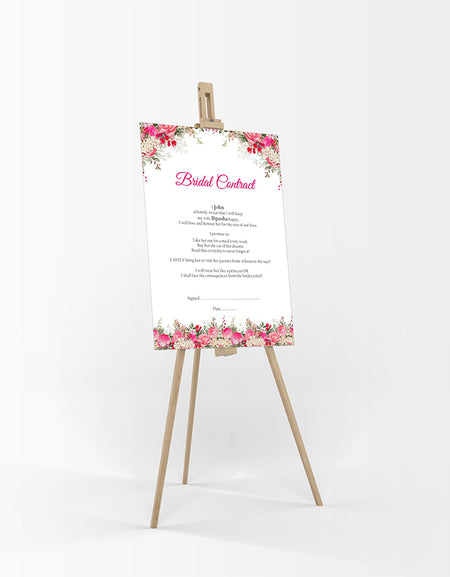 1081 – A1 Bridal Contract, Marriage Contract