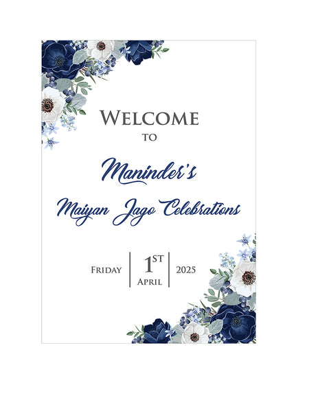 1085 – A1 Mounted Welcome Poster