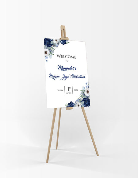 1085 – A1 Mounted Welcome Poster