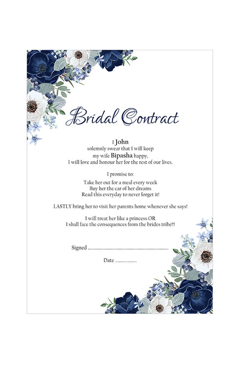 Load image into Gallery viewer, 1085 – A1 Bridal Contract, Marriage Contract
