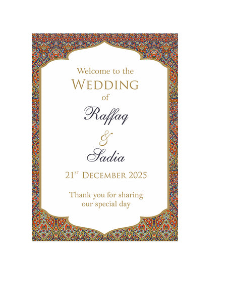 1101 – A1 Mounted Welcome Poster