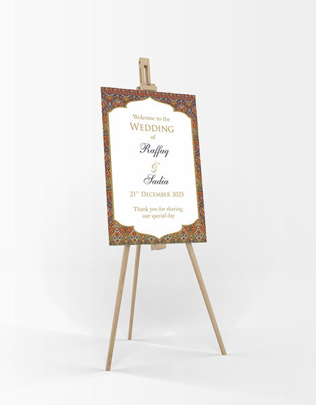 1101 – A1 Mounted Welcome Poster