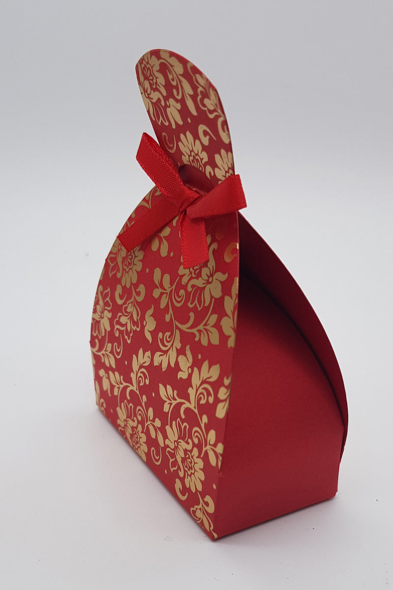 LC 007 Red Laser Cut Favour Box