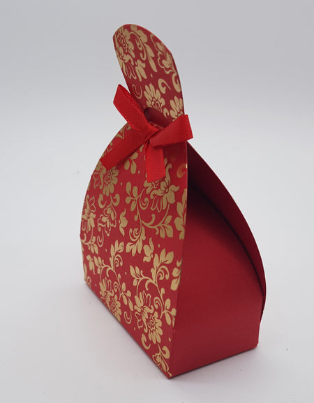 LC 007 Red Laser Cut Favour Box