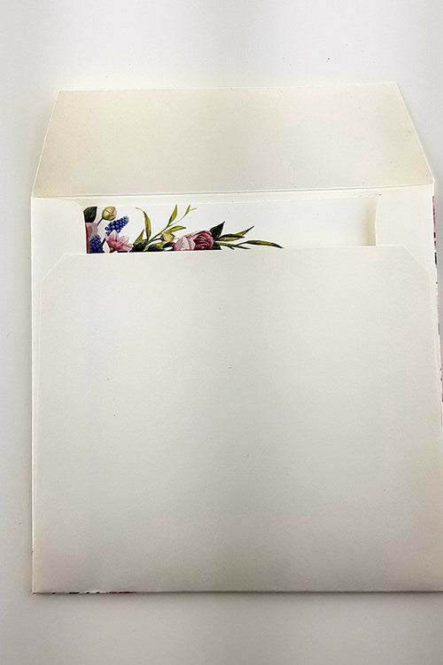 Load image into Gallery viewer, ABC 878 Personalised Floral Pocket Invitation
