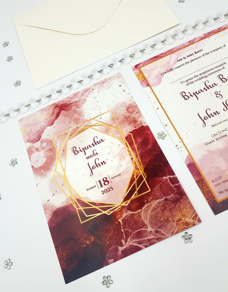 ABC 1061 A5 Printed Invitation