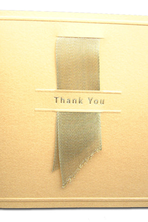 Load image into Gallery viewer, 2036T Gold Thank You Cards for weddings or any occasion
