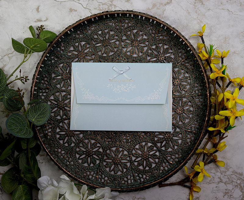 Cherish 2049W Sky Blue Invitation