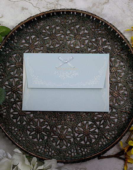 Cherish 2049W Sky Blue Invitation
