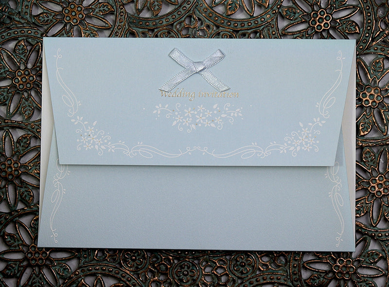 Cherish 2049W Sky Blue Invitation