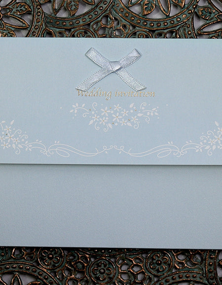 Cherish 2049W Sky Blue Invitation