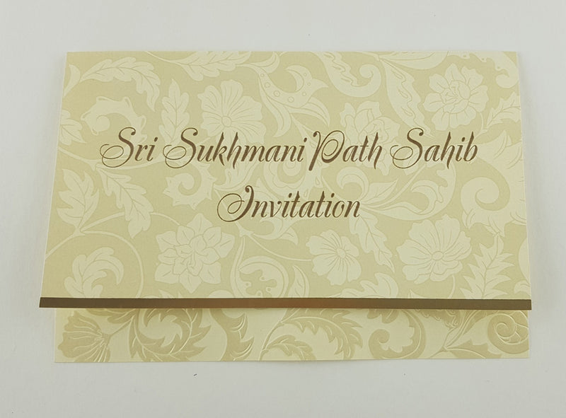 ABC 2127 Sukhmani Sahib Path Invitation Card